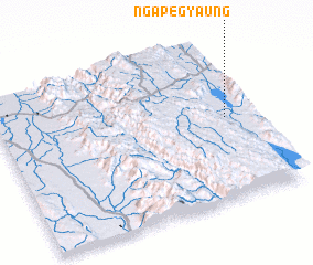 3d view of Ngapegyaung