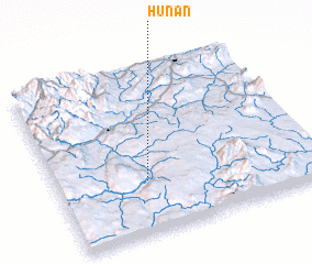 3d view of Hunan