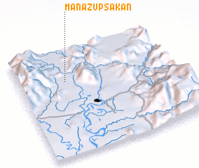 3d view of Manazup Sakān