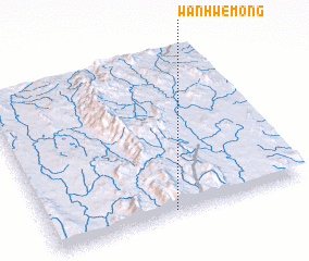 3d view of Wān Hwè-möng