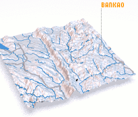 3d view of Ban Kao