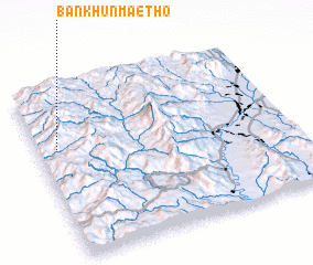 3d view of Ban Khun Mae-Tho