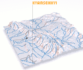 3d view of Kya-in Seikkyi