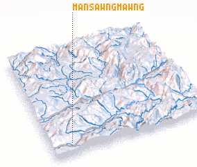 3d view of Mān Sawngmawng