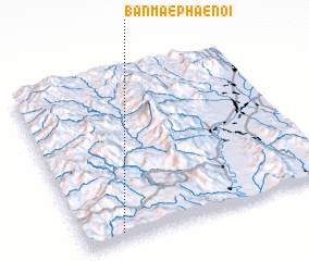 3d view of Ban Mae Phae Noi