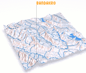 3d view of Ban Da Kro