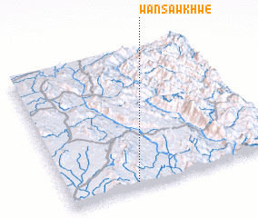 3d view of Wān Sawkhwe