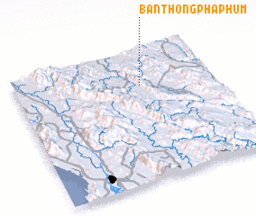 3d view of Ban Thong Pha Phum