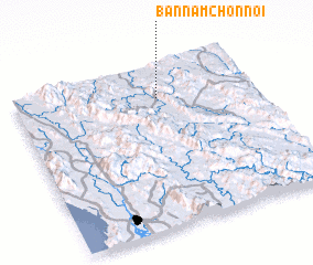 3d view of Ban Nam Chon Noi