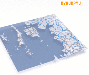 3d view of Kyaukpyu