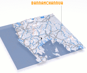 3d view of Ban Nam Chan Nua
