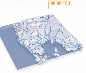 3d view of Ban Nam Tok