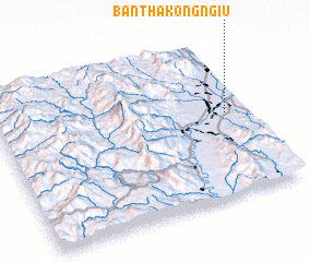 3d view of Ban Tha Kong Ngiu