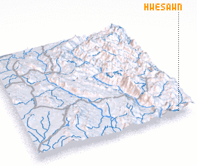 3d view of Hwè-sawn