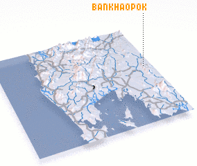 3d view of Ban Khao Pok