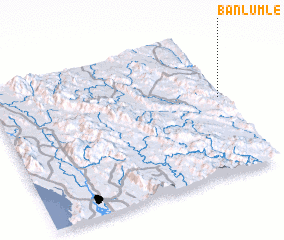 3d view of Ban Lum Le