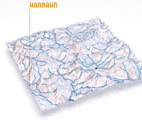 3d view of Wān Mawn