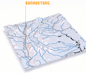 3d view of Ban Mae Tang