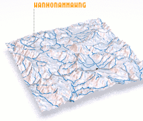 3d view of Wān Ho-nammawng