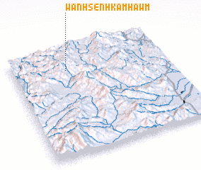 3d view of Wān Hsenhkamhawm