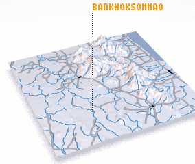 3d view of Ban Khok Som Mao