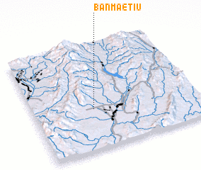 3d view of Ban Mae Tiu