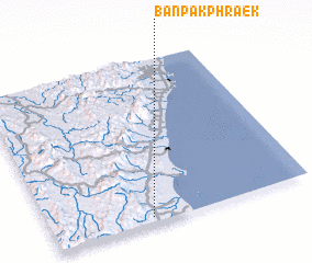 3d view of Ban Pak Phraek