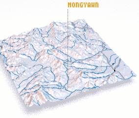 3d view of Möng Yawn