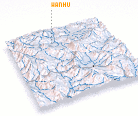 3d view of Wān Hu