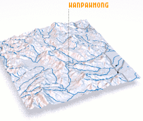 3d view of Wān Pawmong