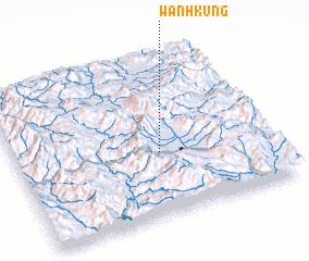 3d view of Wān Hkung