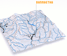 3d view of Ban Mae Tha