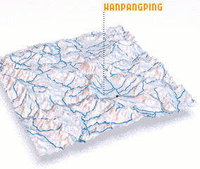 3d view of Wān Pangping