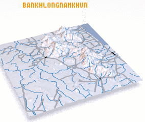 3d view of Ban Khlong Nam Khun