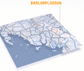 3d view of Ban Lam Plok Nua