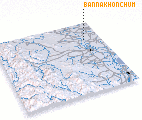 3d view of Ban Nakhon Chum