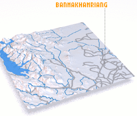 3d view of Ban Makham Riang