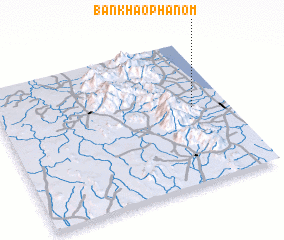 3d view of Ban Khao Phanom