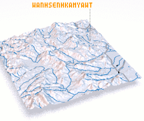 3d view of Wān Hsenhkam-yawt