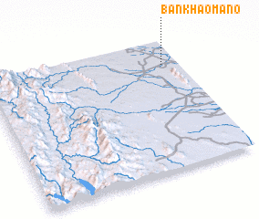 3d view of Ban Khao Mano