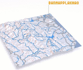 3d view of Ban Map Pla Khao