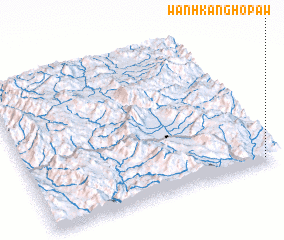 3d view of Wān Hkang Ho-paw