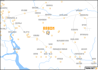 map of Aabom