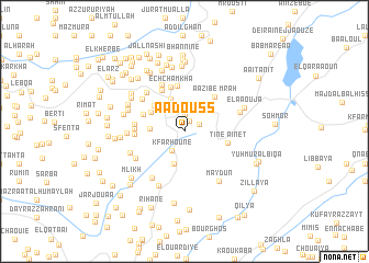 map of Aadoûss