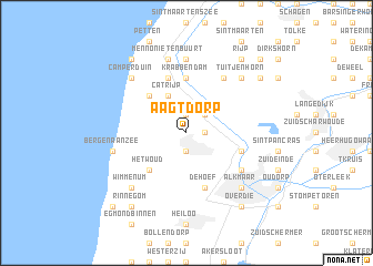 map of Aagtdorp