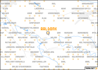 map of Aaldonk