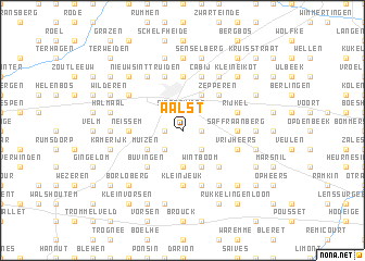 map of Aalst