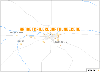 map of A and B Trailer Court Number One