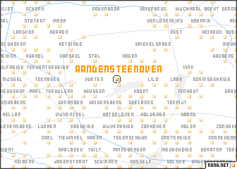 map of Aan den Steenoven