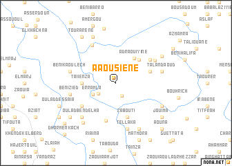 map of Aaousiene